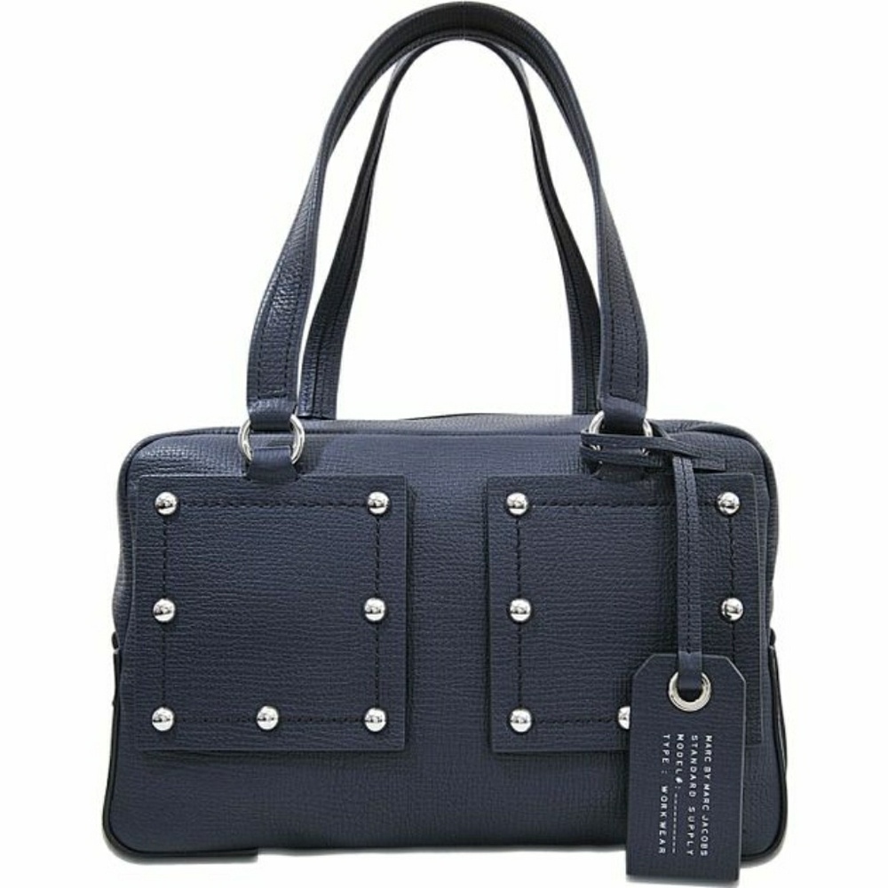 NWT: Marc Jacobs navy satchel